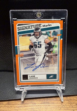 2020 Panini Donruss Lane Johnson Eagles Signature Marks Auto #SM-LJ