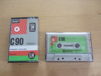 BASF LH SM C90 Cassette 1971-73 / MC Tape CC /  Sammler 