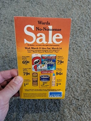 Vintage Montgomery Ward Sale Catalog Clothing Electronics Home Goods