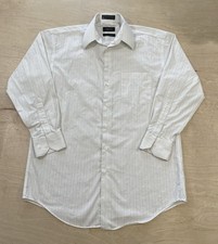 Claiborne Men Striped Long Sleeve Button-Up Shirt Multicolor Size M