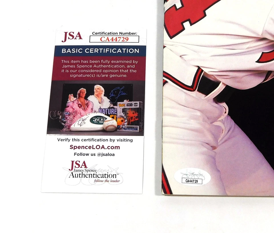 Deion Sanders Signed 1992 Beckett Baseball Card Magazine Braves JSA Auto CA44729 - Image 3 of 3