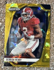 Panini 2025 Prizm Draft Picks Derrick Henry Gold Cracked Ice #171 Alabama