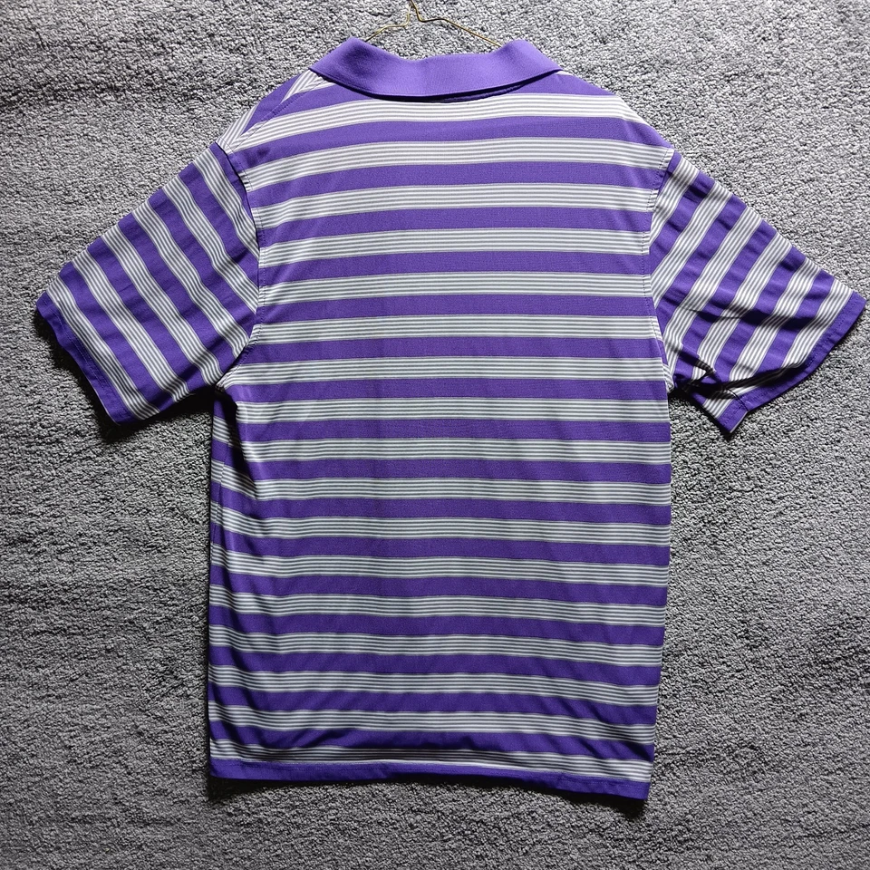 Camisa abotonada Great Northwest para hombre XL púrpura a rayas informal calce clásico busin Foto 3 de 3