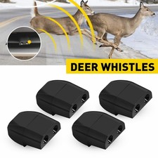 4x Deer Whistles Wildlife Warning Device Animal Alert Car Safety Accessory