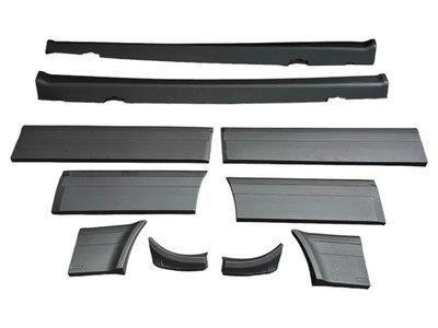Motorsport Design Side Skirts Tech II for BMW 3 Series E30 1985-1994 LPF-E30SBP4