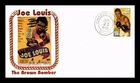 US COVER JOE LOUIS BOXING CHAMPION FDC SCOTT 2766 HAND CANCEL PANDA CACHET