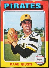 1975 Topps Mini #53 Dave Giusti Baseball EX