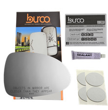 Fits 99-05 Mazda Miata Passenger Convex Mirror Glass Lens Wadhesive No Mount