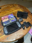 Nintendo Switch With Games and case.
