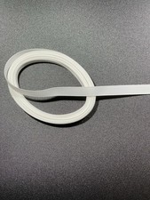 5 yards 3/8" Double-Sided Solid White Grosgrain Ribbon 100 polyester