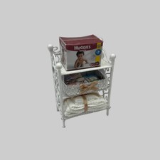 Dolls House Nursery shelving unit 12th scale