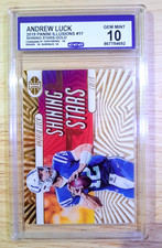 Andrew Luck (GEM 10) 💎 2019 Panini Illusions - Shining Stars - SP - Colts