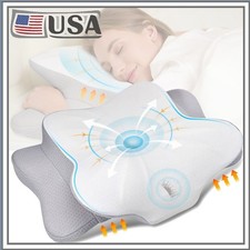 Cervical Memory Foam Pillow For Neck Shoulder Relief Pain Ergonomic Support US