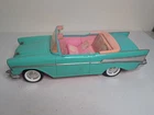 Vintage BARBIE Turquoise Pink 1957 Chevy Bel Air Convertible Car 1988
