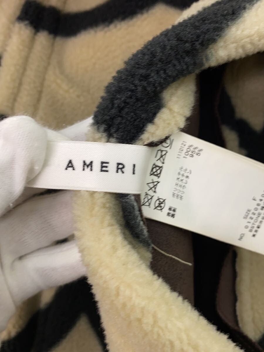 AMERI◆Blouson/FREE/Polyester/BRW/Plain/01220640991 - image 3