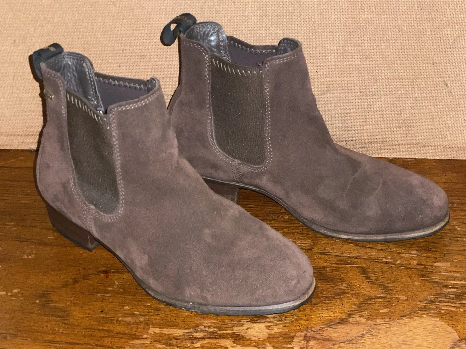 Botas Chelsea Dubarry Of Ireland Talla EU 38 / US 7 Mujer Marrón Gamuza Cuero Foto 3 de 4