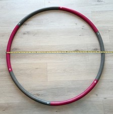 Weighted Workout Exercise Hula Hoop 6 Detachable Sections 39 Diameter