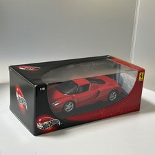 Hot Wheels Ferrari Enzo 1/18 Diecast Boxed Collector Model, Red, Near Mint