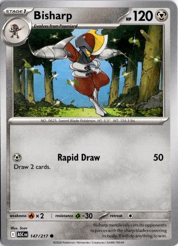 Bisharp 147/217 Mega Evolution: Ascended Heroes