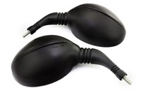 Spiegel Paar Schwarz E- GeprüFt FüR MBK YP 125 R Skyliner Yamaha YP 125 Majesty