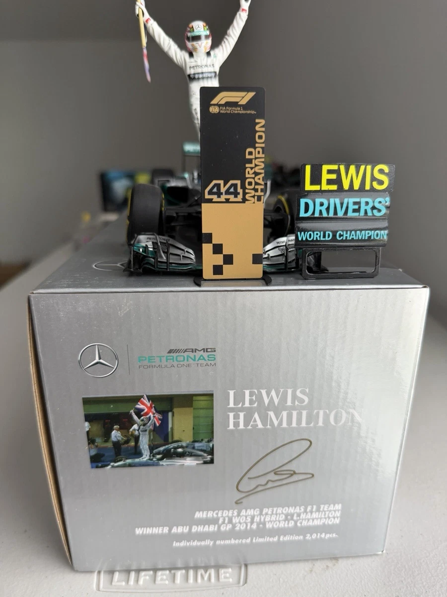 MINICHAMPS 1:18 Scale Diecast Formula 1 Cars Lewis Hamilton for