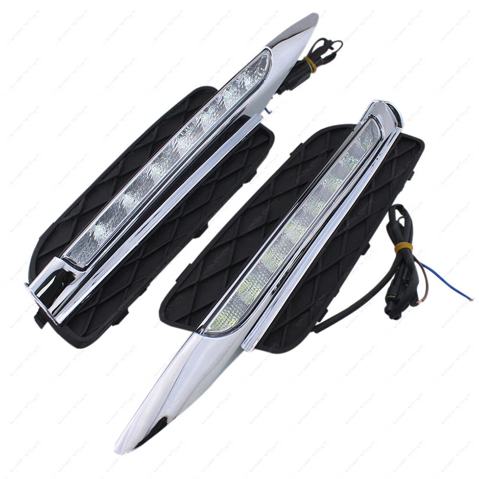 Luz de circulación diurna LED DRL luz antiniebla luces de conducción para BMW X5 E70 2007-2010 Foto 2 de 4