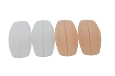 Flirtzy Soft Silicone Bra Strap Cushion Holder Non-Slip Shoulder Pads, 2 Pair