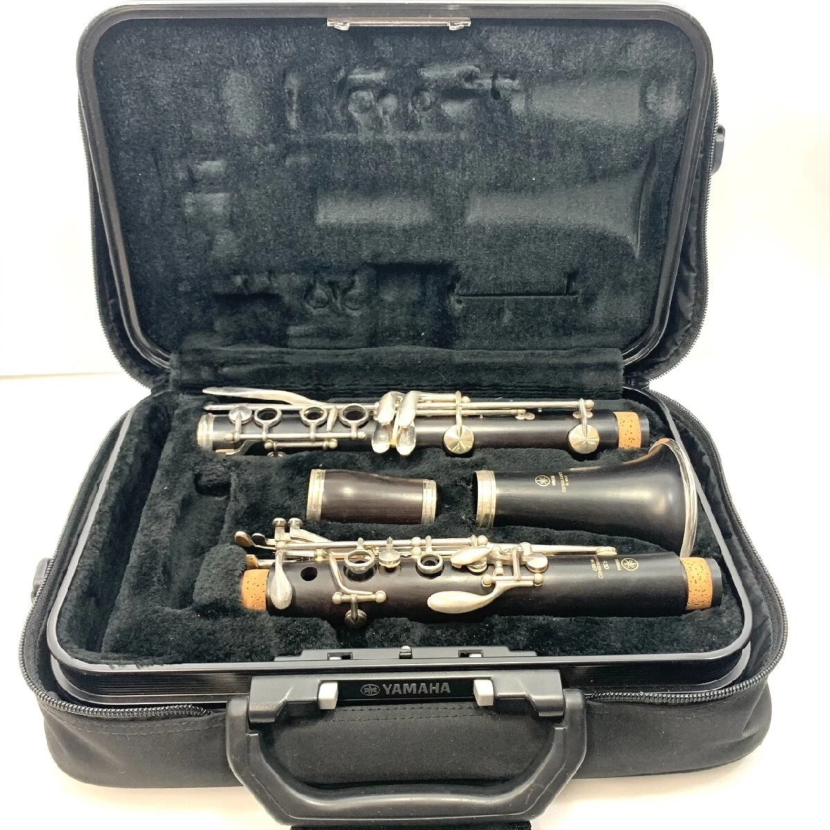 YCL-450 YAMAHA Bb Clarinet Wooden Instrument w/ Hard Case Japan USED #214-2