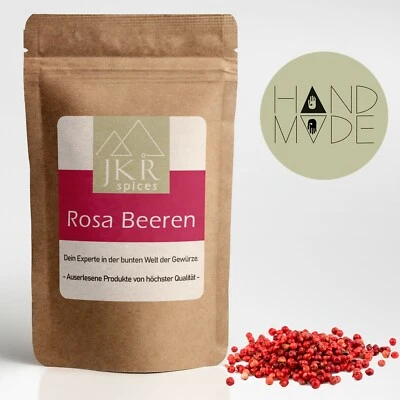 JKR SPICES 1000g pepe rosa grani interi pepe rosso Schinus bacche rosa bacche rosse