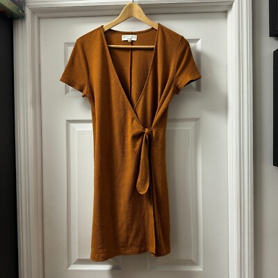 madewell texture & thread short sleeve side tie dress Texture & Thread Short-Sleeve Side-Tie Dress