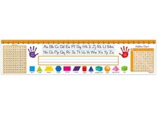 OPEN PACKAGE 16 Lakeshore TRADITIONAL MANUSCRIPT PRINT DESK NAMEPLATES 18" x 4"