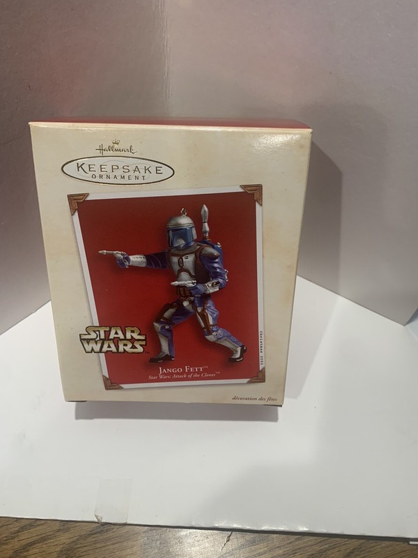 2002 Hallmark Star Wars Jango Fett Attack of the Clones Ornament Mandolorian 