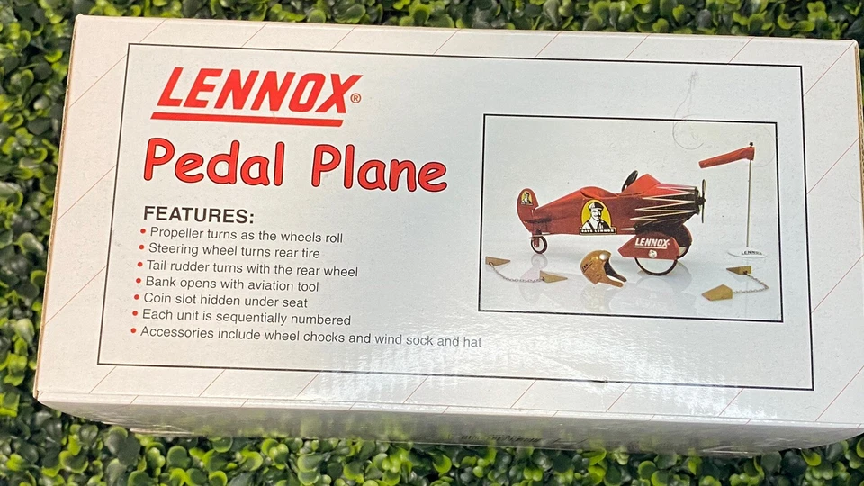 Crown Premiums Diecast Air King Lennox Pedal Plane TOTALMENTE NUEVO Foto 2 de 4