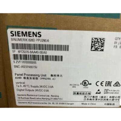 Siemens 6FC5 370-5AA40-0AA0 6FC5370-5AA40-0AA0 SINUMERIK 828D New Expedited Ship