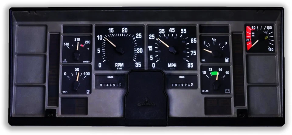 Cuadro de instrumentos Speedo International Truck 1993-2004 *SERVICIO DE REPARACIÓN* Foto 3 de 4