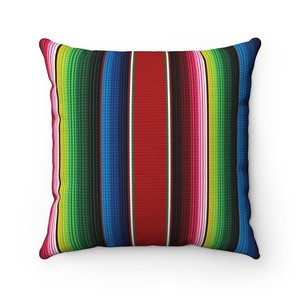 mexican blanket throw pillows
