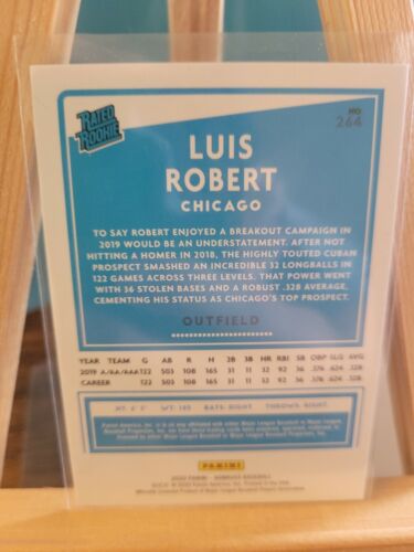 Donruss 2020 rosa clasificación holo Luis Robert #264 Chicago White Sox - Imagen 2 de 2
