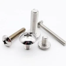 304 Stainless Steel Phillips Truss Head Cross Pan Screw Bolt