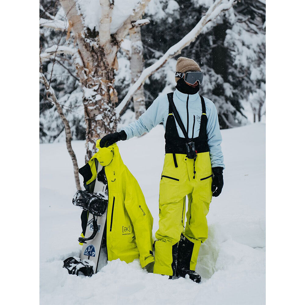 Burton AK Gore-Tex Pro 3L Tusk Bib Pant Herren-Skihose Snowboardhose Hose Gelb