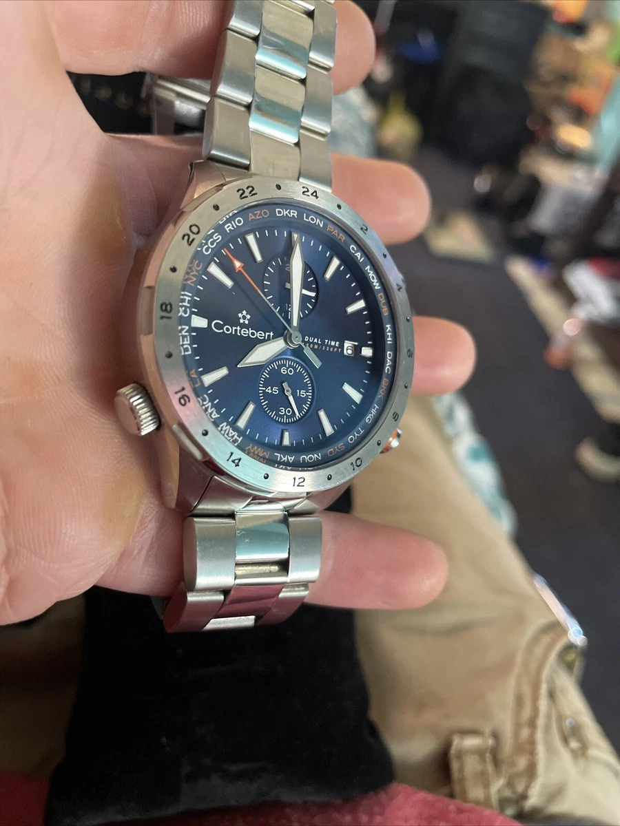 Cortebert 1790 all stainless steel sale