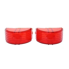 1955 55 Chevrolet Belair 210 150 Back Up Light Lens Pair Custom Red