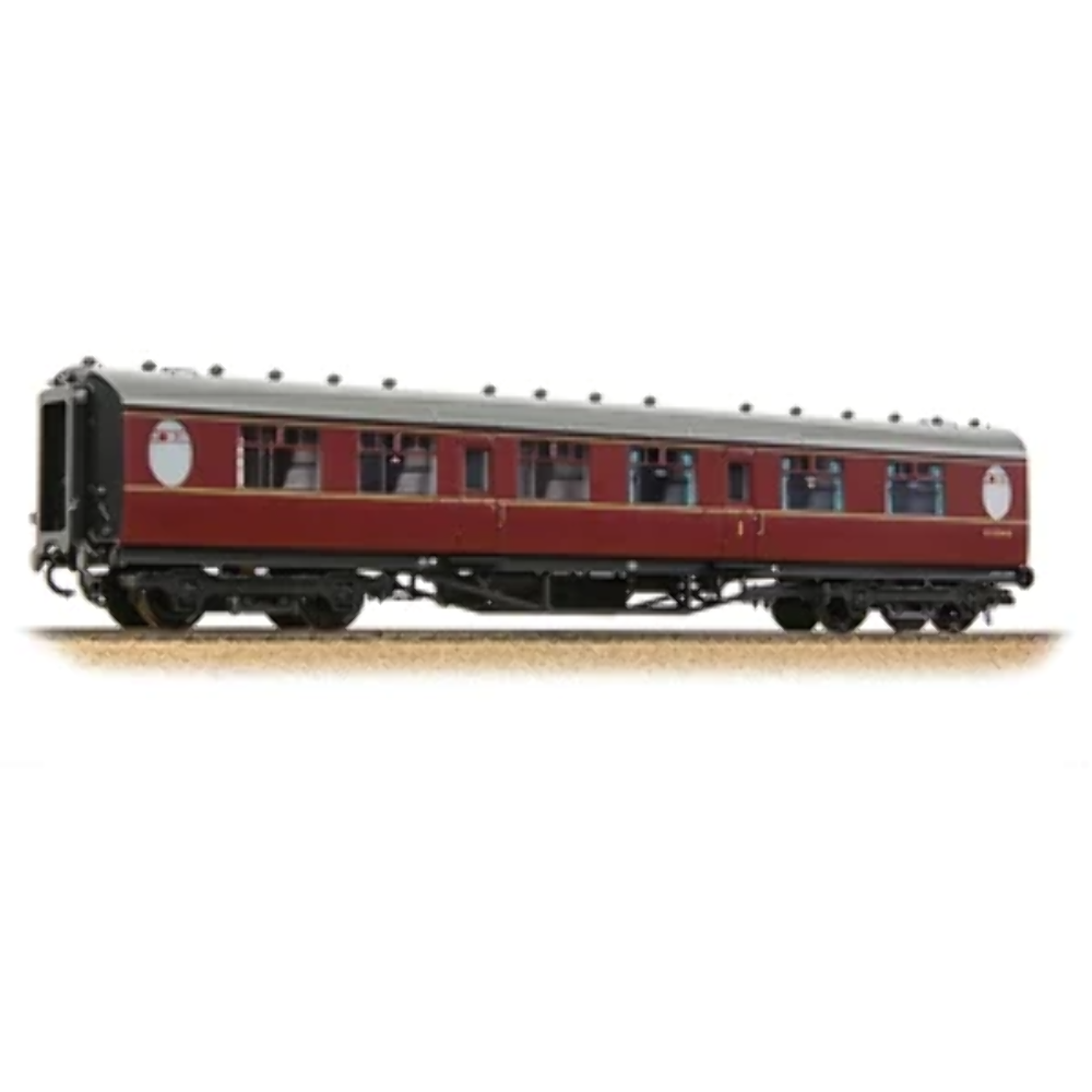 Bachmann 34-412A OO Gauge LNER Thompson Composite Corridor Coach BR Maroon