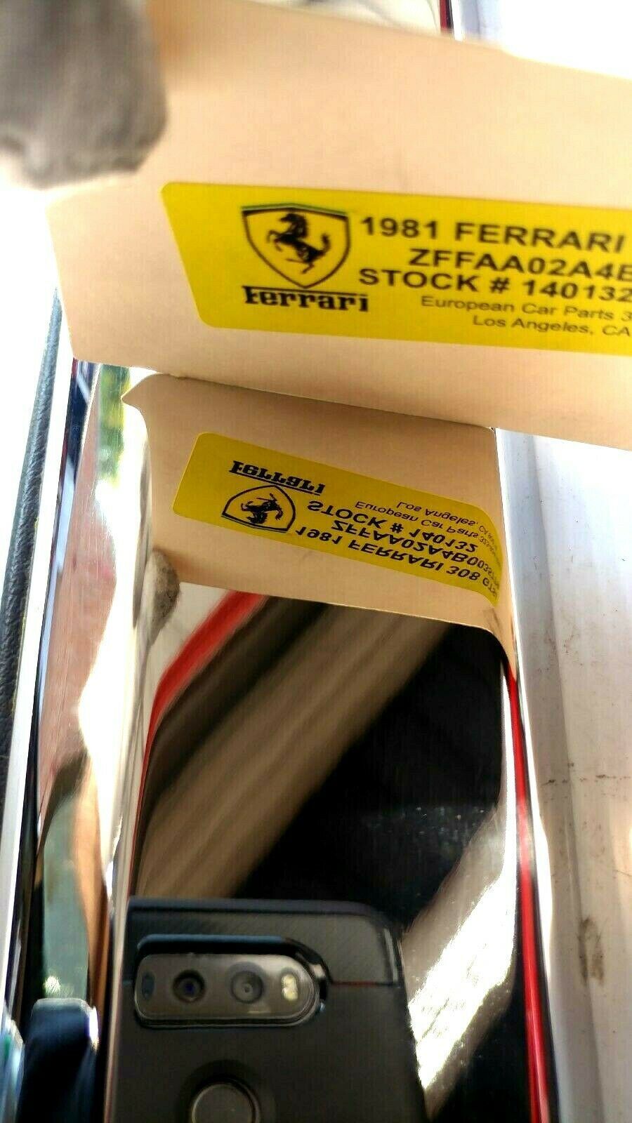 FERRARI 308 GTSi  DOOR OPENING SILL STAINLESS PLATE 60419603 REBUILT LT