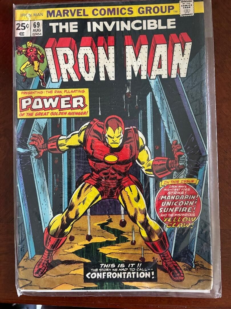 vintage comic books, The Invincible Iron Man #69