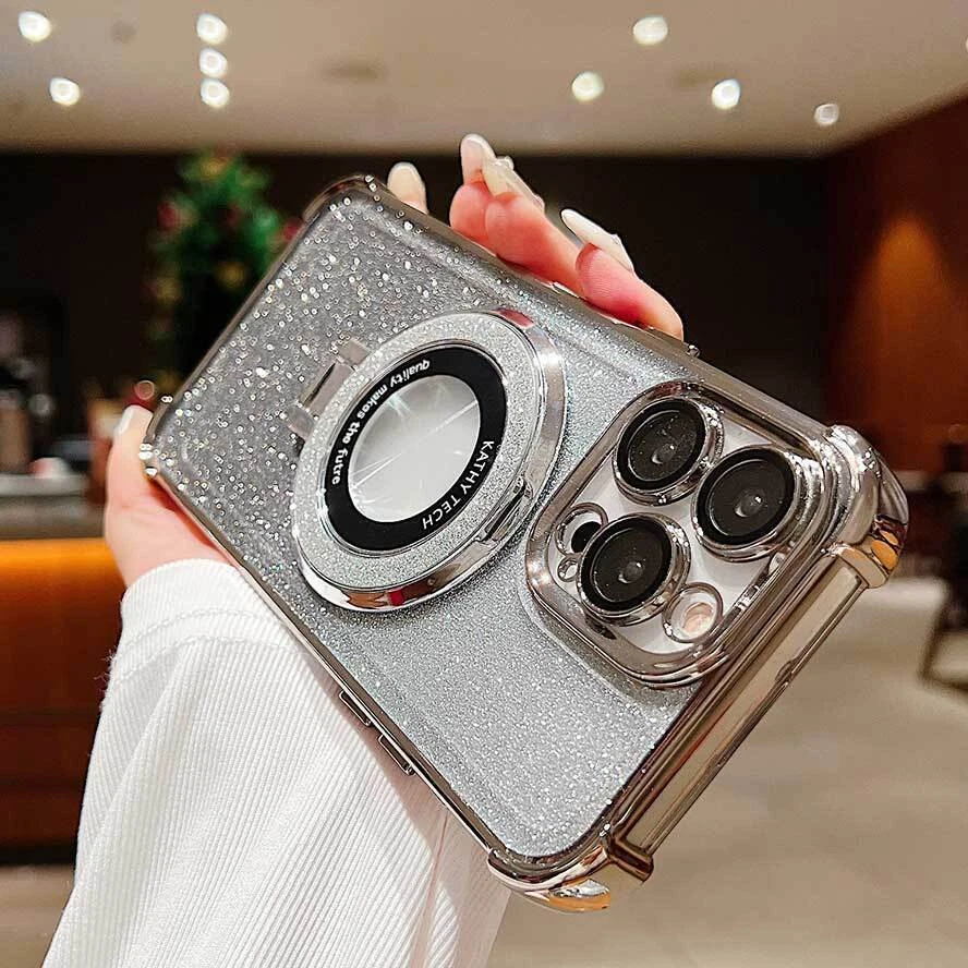 Shockproof Magnetic Stand Phone Case for iPhone 11 12 13 14 15 Pro Max