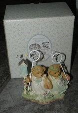 Cherished Teddies "Farrah  Annabel" Bears 104069-2002-Butterflies-Original Box