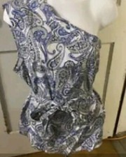 Banana Republic Off Shoulder Top Blouse Shirt Women s Size L NWT