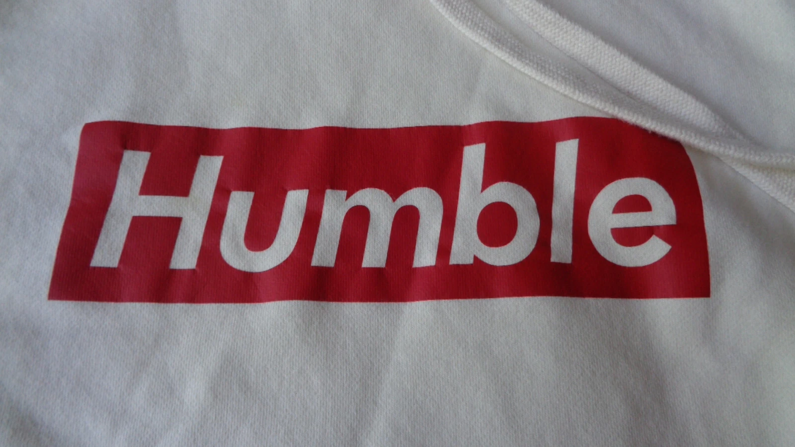 OFF WHITE Next Level Fleece Pullover Felpa con Cappuccio DONNA Taglia MEDIA M BIANCO SPORCO "HUMBLE"