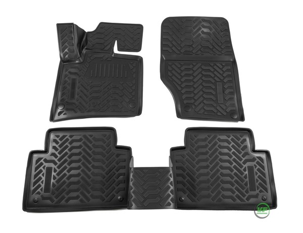 Gummimatten 3D GummifußMatten FüR Audi Q7 2005-2014 TPE 3D-image