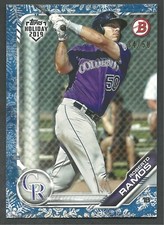 2019 Topps Bowman Holiday Roberto Ramos #TH-RR White Snowflake/50 - Rockies